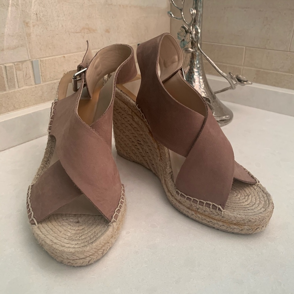 Dolce Vita Suede Espadrille Wedges